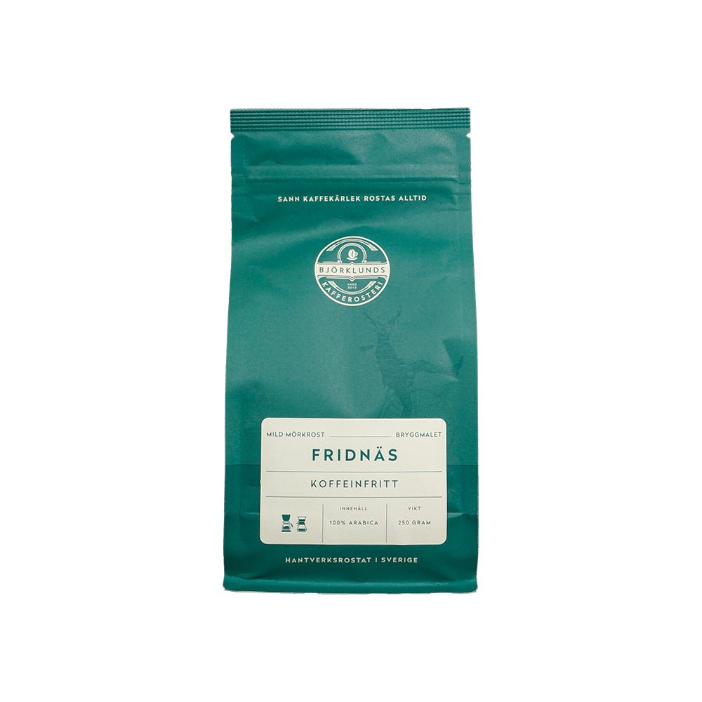 Björklunds Coffee Fridnäs – Decaffeinated with flavor and presence