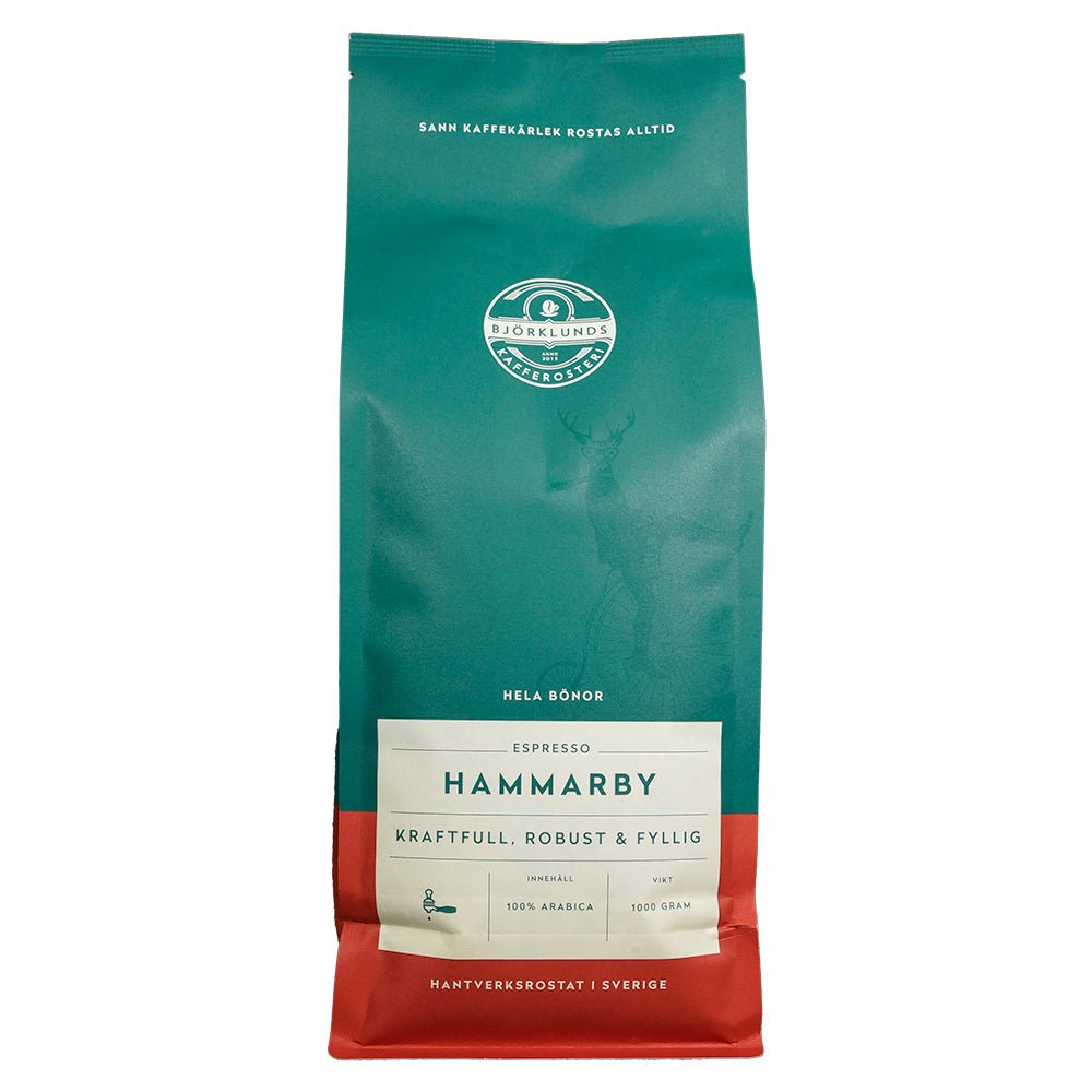 Björklund's Coffee Hammarby EKO – Powerful espresso in modern Northern Italian style