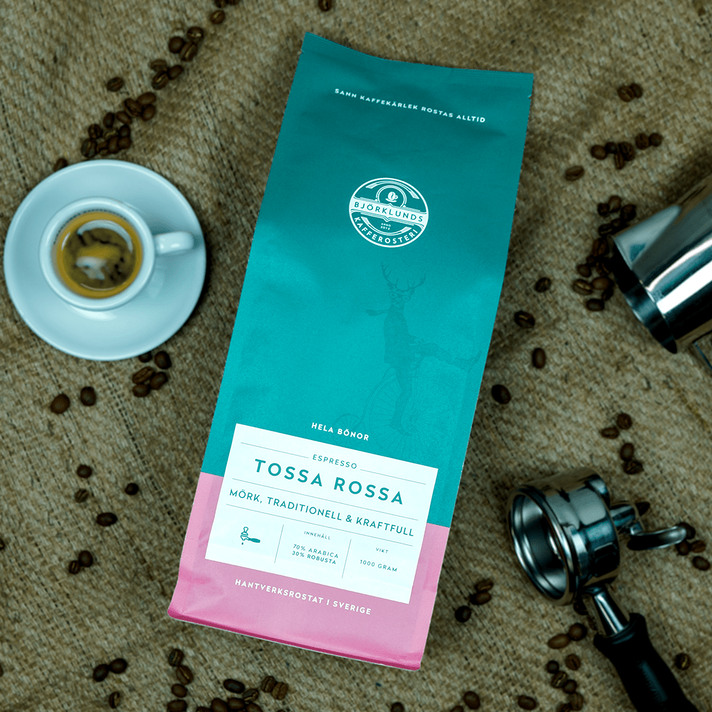 Björklunds Coffee Tossa Rossa – Dark espresso with classic Italian character