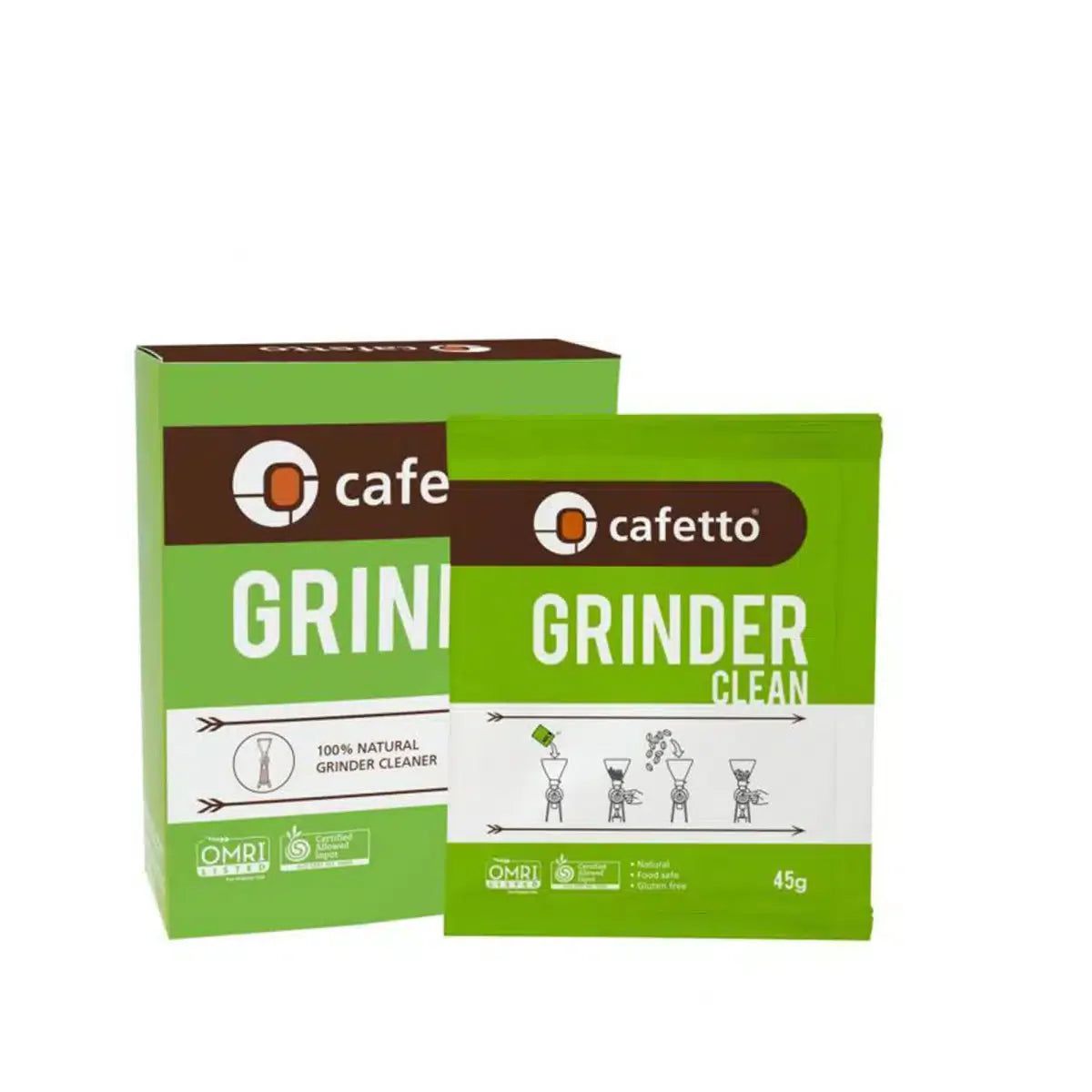 Cafetto Cleaning bags for coffee grinder 3x45g