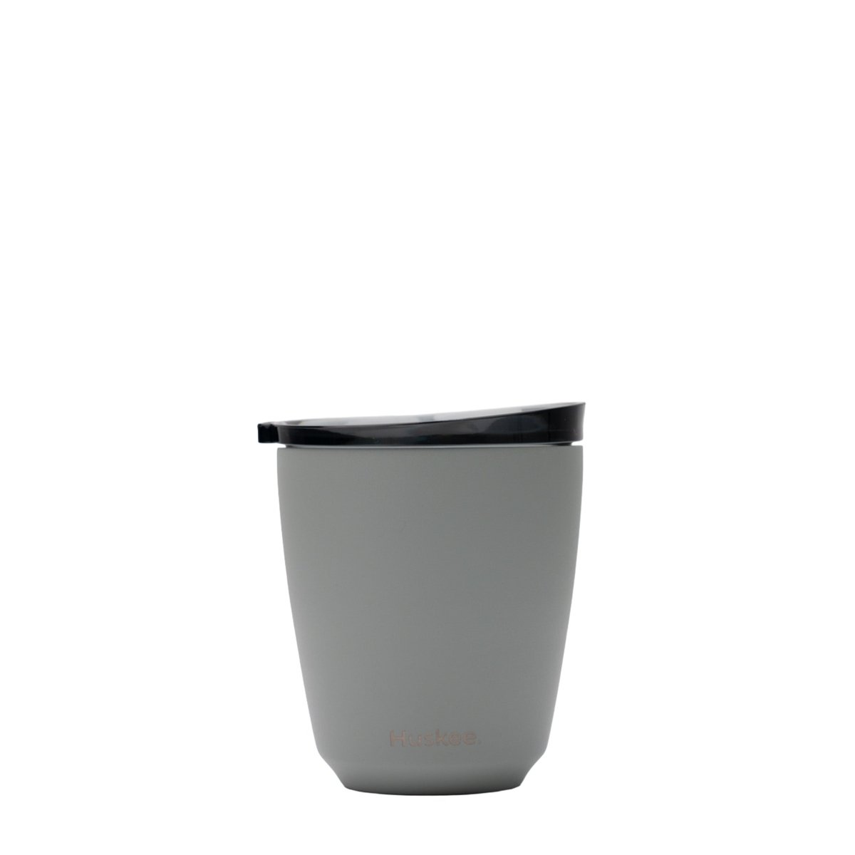 Huskee Steal mug 235 ml – sustainable coffee cup in stainless steel