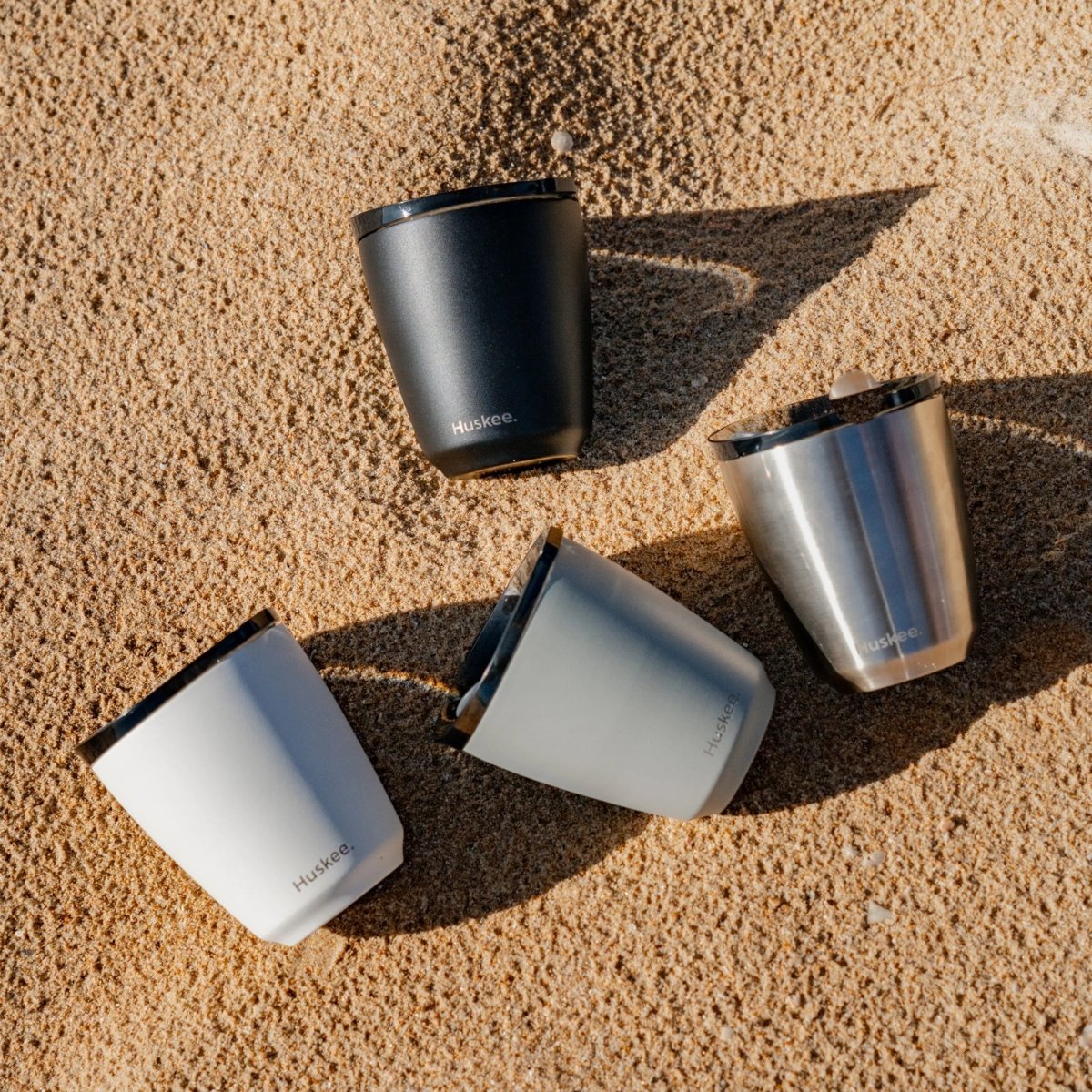 Huskee Stolen mug 235 ml – sustainable coffee cup in black