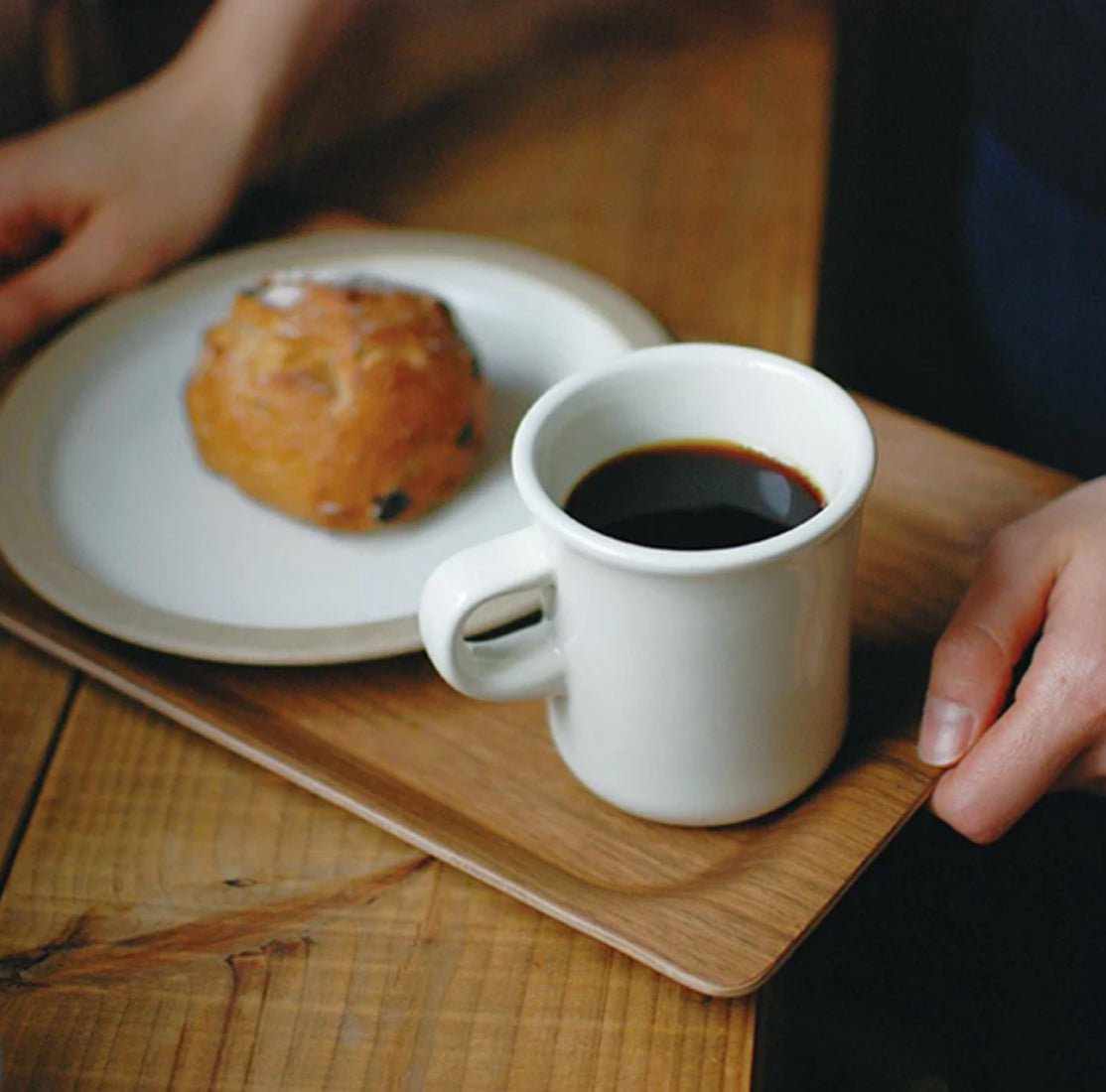 Kinto Walnut tray 31.5 x 19.5 cm