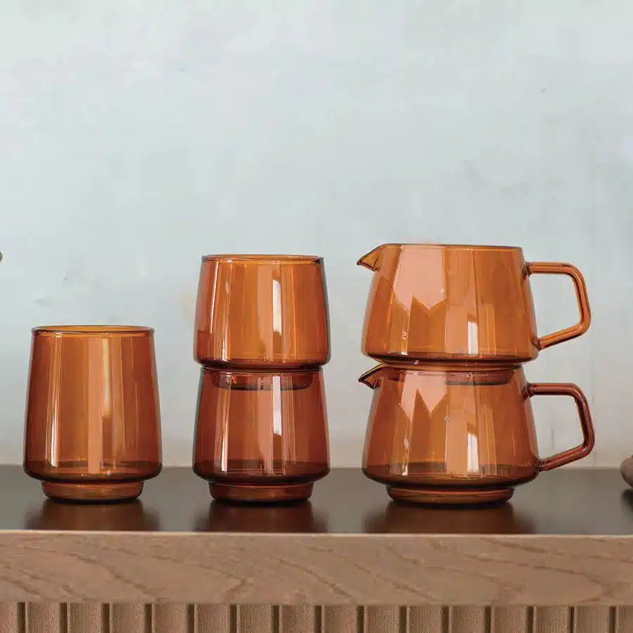 Kinto SEPIA tumbler glass - 370 ml