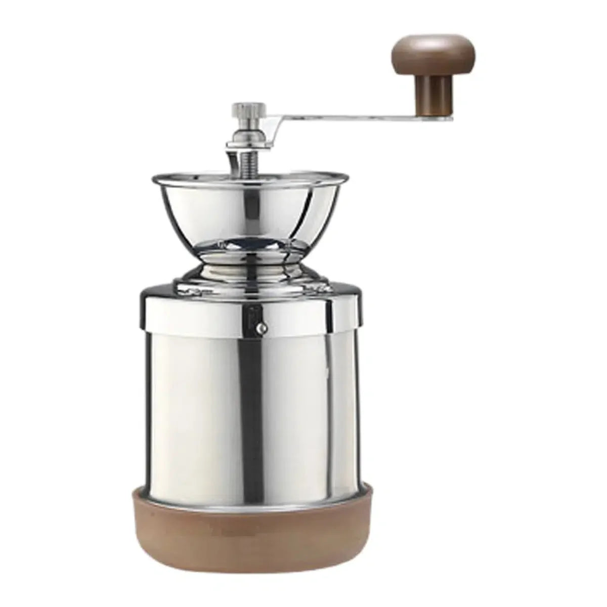 Tiamo manual hand grinder - stainless steel