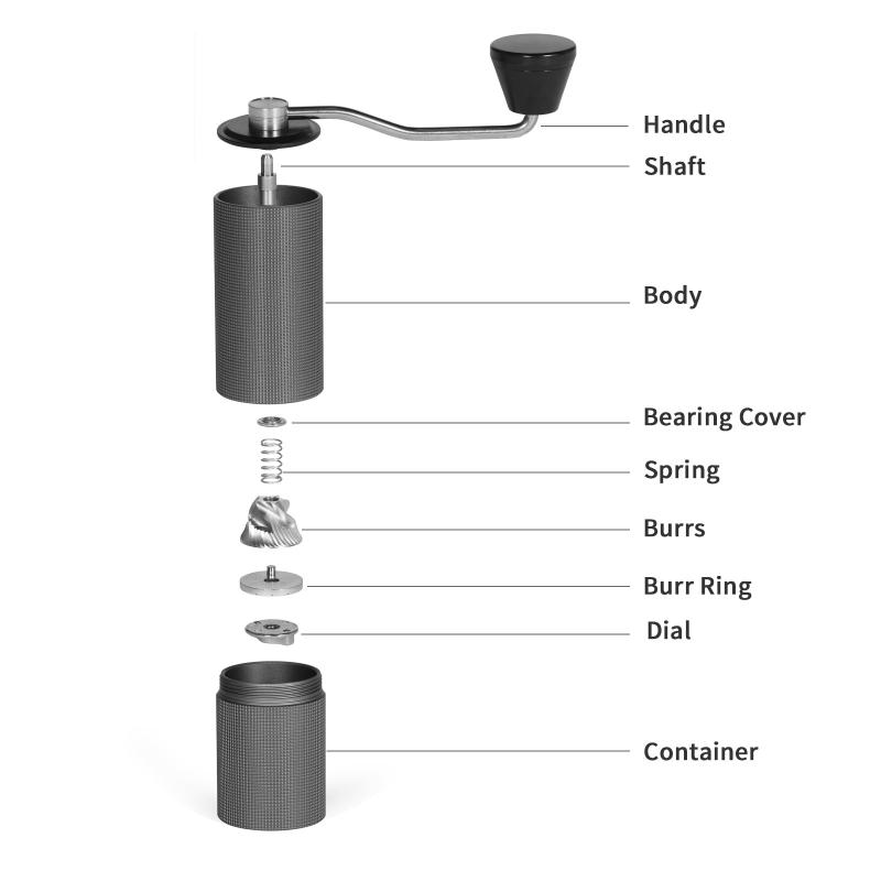 Timemore Chestnut C2 MAX Adjustable Black Hand Grinder