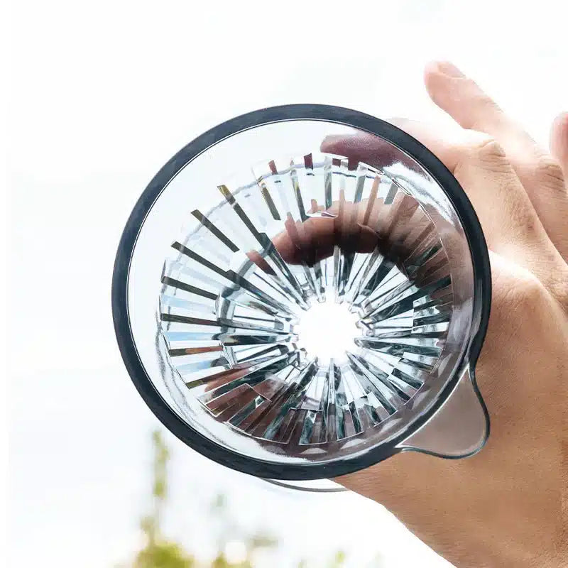 Timemore V60 Dripper Crystal Eye - Smoky plastic