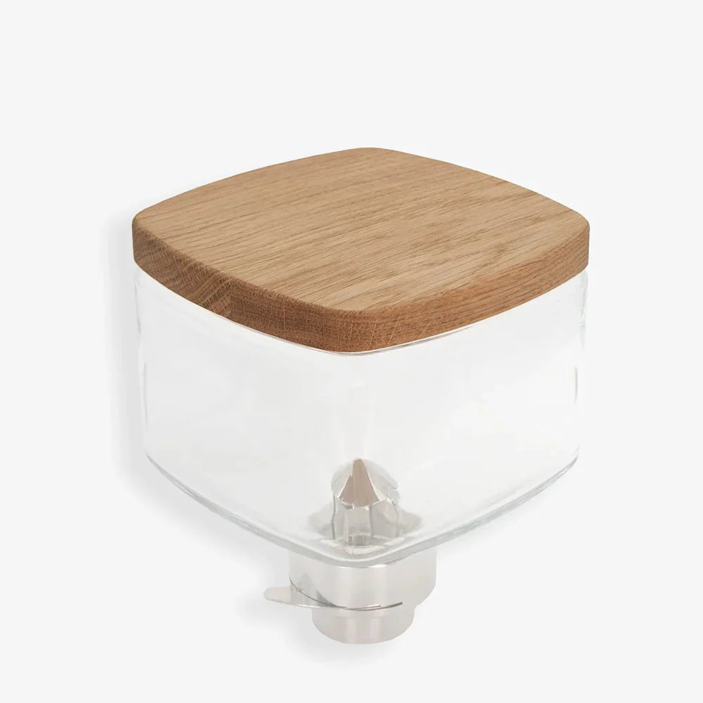 Wooden lid for Eureka Mignon glass bean holder