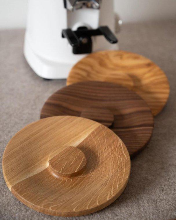 Wooden lid for Fiorenzato Allground grinder