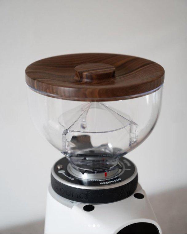 Wooden lid for Fiorenzato Allground grinder