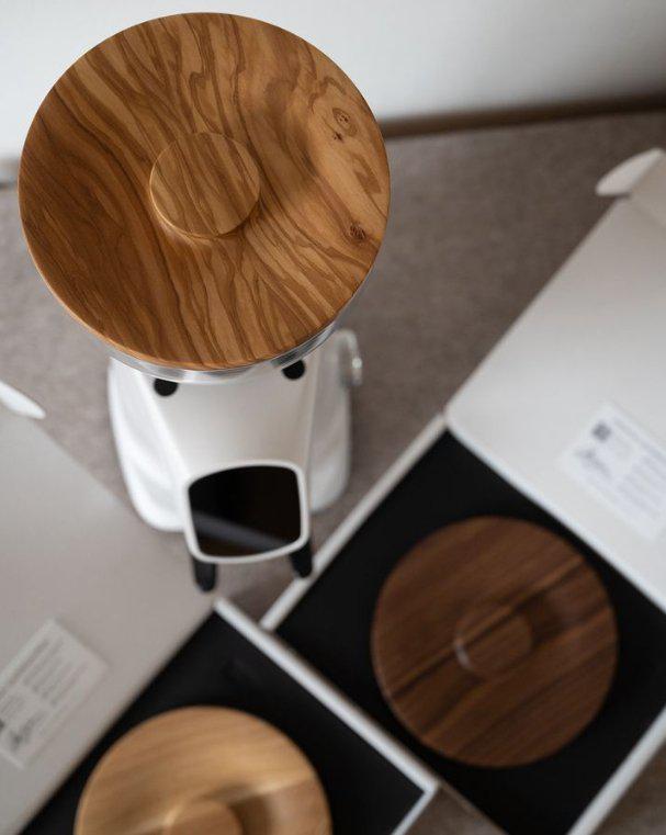 Wooden lid for Fiorenzato Allground grinder