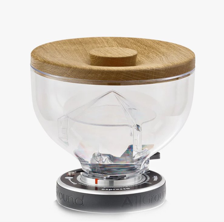 Wooden lid for Fiorenzato Allground grinder