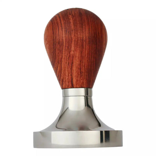 Barista Tamper Rosenträ flat bottom 58mm
