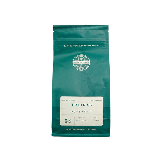 Björklunds Coffee Fridnäs – Decaffeinated with flavor and presence