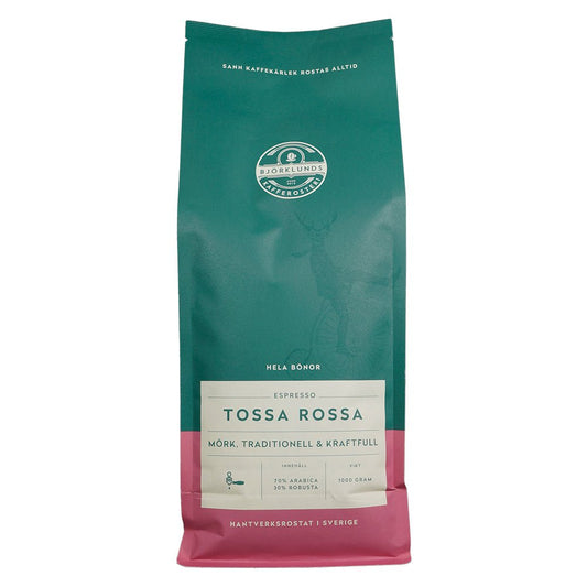 Björklunds Coffee Tossa Rossa – Dark espresso with classic Italian character