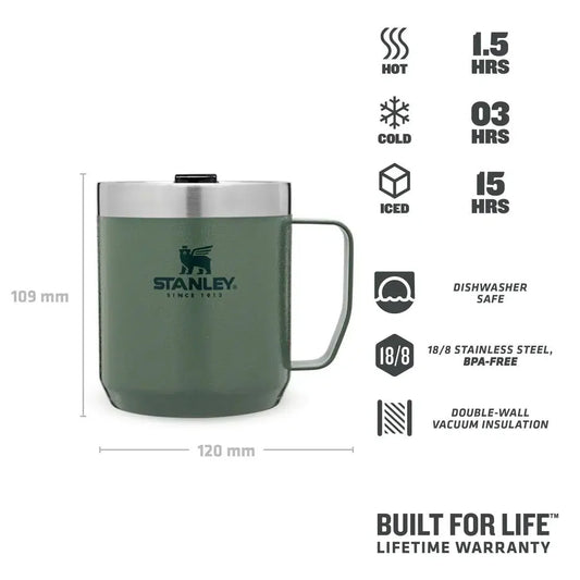 Camp Mug Hammertone Green 0.35L