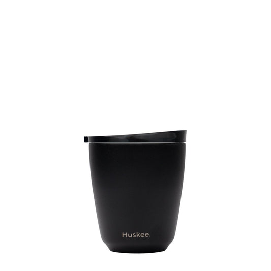 Huskee Stolen mug 235 ml – sustainable coffee cup in black