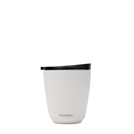 Huskee Stolen mug 235 ml – sustainable coffee cup in white