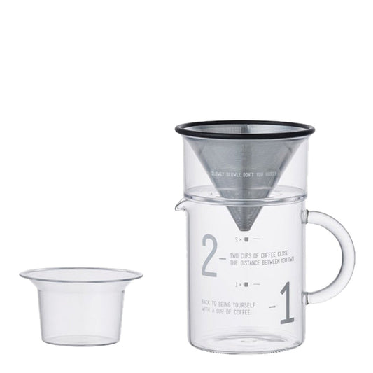 Carafe Pourover LAB with SS filter 300ml