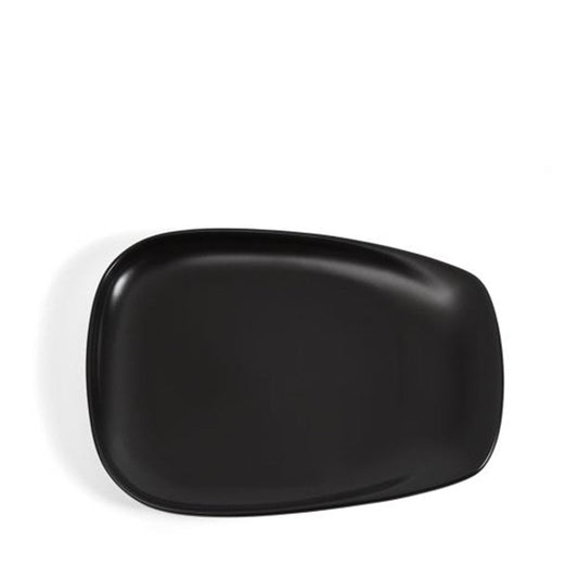 Porcelain Black Lino Pulled Plate - notNeutral