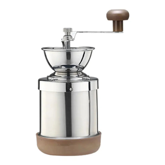 Tiamo manual hand grinder - stainless steel