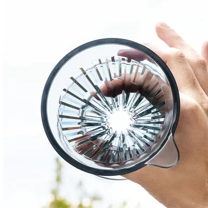 Timemore V60 Dripper Crystal Eye - Smoky plastic