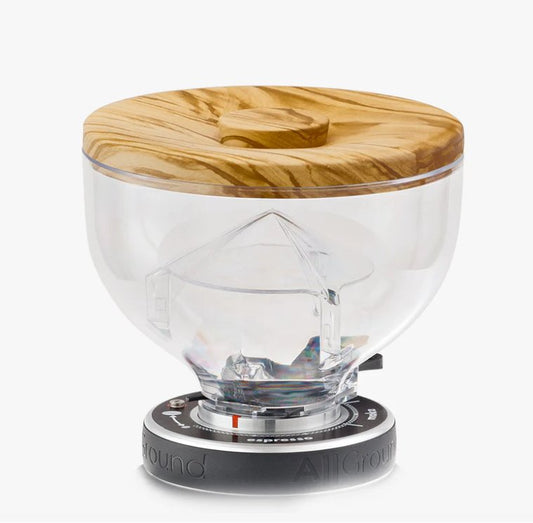 Wooden lid for Fiorenzato Allground grinder